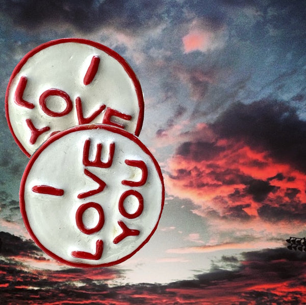 I LOVE YOU Earrings in COLOR
