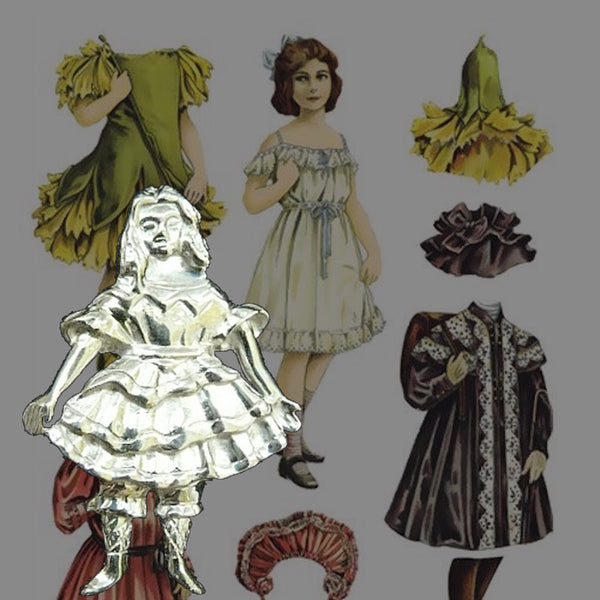 "Grace" Victorian Paper Doll Charm