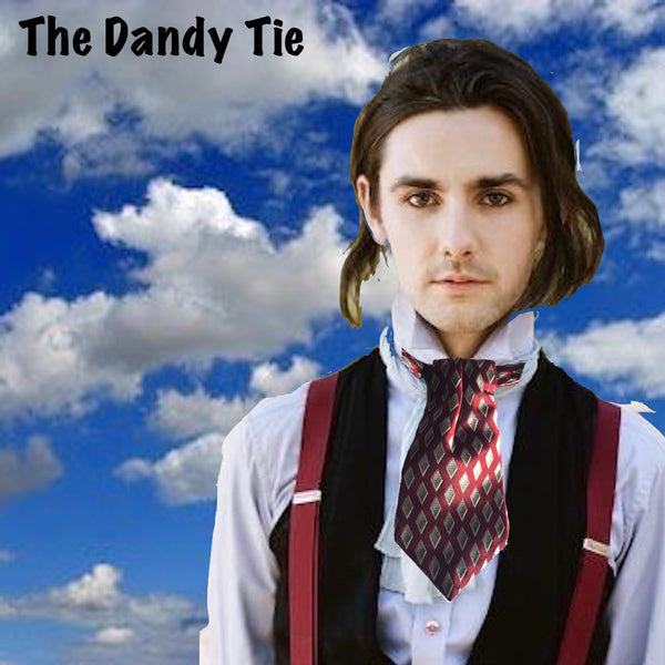 The Dandy Tie. Each is a ONE OF A KIND and HANDMADE,by me, out of recycled neckties I handpick because of their texture or color or print. Created for men AND women, and designed to be worn for a lifetime, because of their timeless elegance, you are guaranteed to never see another like yours. Completely adjustable, the Dandy Tie is meant to be worn with or without a shirt. Use your own imagination!
