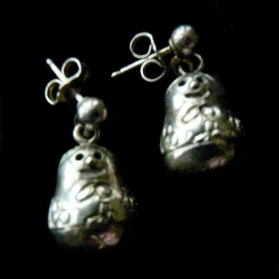 Small Russian Doll (Matryoshka Doll) Pierced Earrings