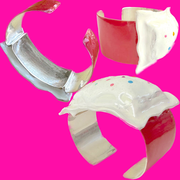 POP ART TART Sterling Silver CUFF