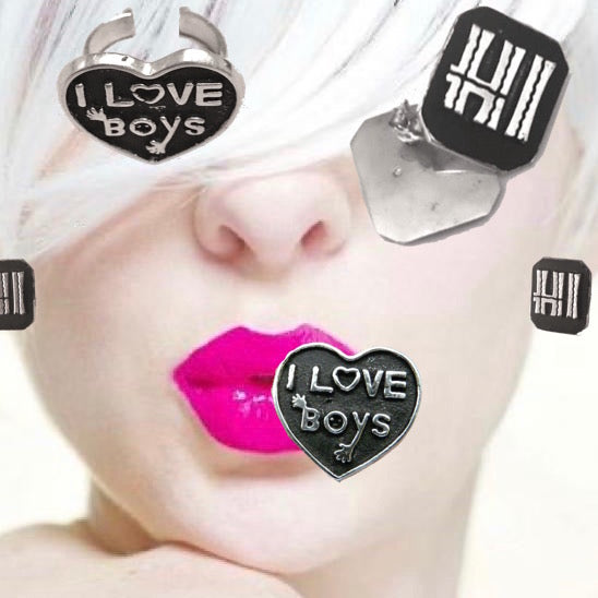 Sometimes, it's best to keep things short and sweet. Like these new pierced "statement" earrings! Sterling Silver Pop Art Letters surrounded by Black Enamel, reveal the word "HI", disarmingly dangling from your ears. Fun, friendly, daring, stylish and timeless.  INTRODUCING Sterling Silver and Black Enamel Dangling Conversation"HI Earrings at a special price!  Handmade in the good ole USA and hand signed.  Pierced posts.