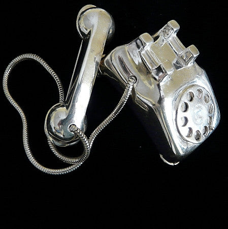 Vintage Dial Telephone Pin