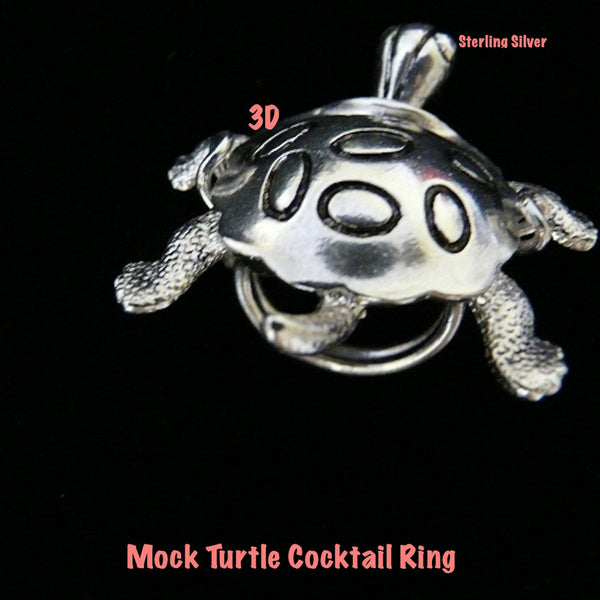Mock Turtle Cocktail Ring